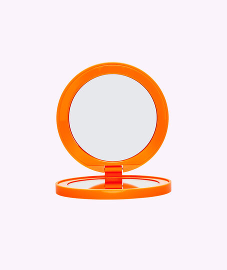 Orange Designer Inspired Compact Mirror