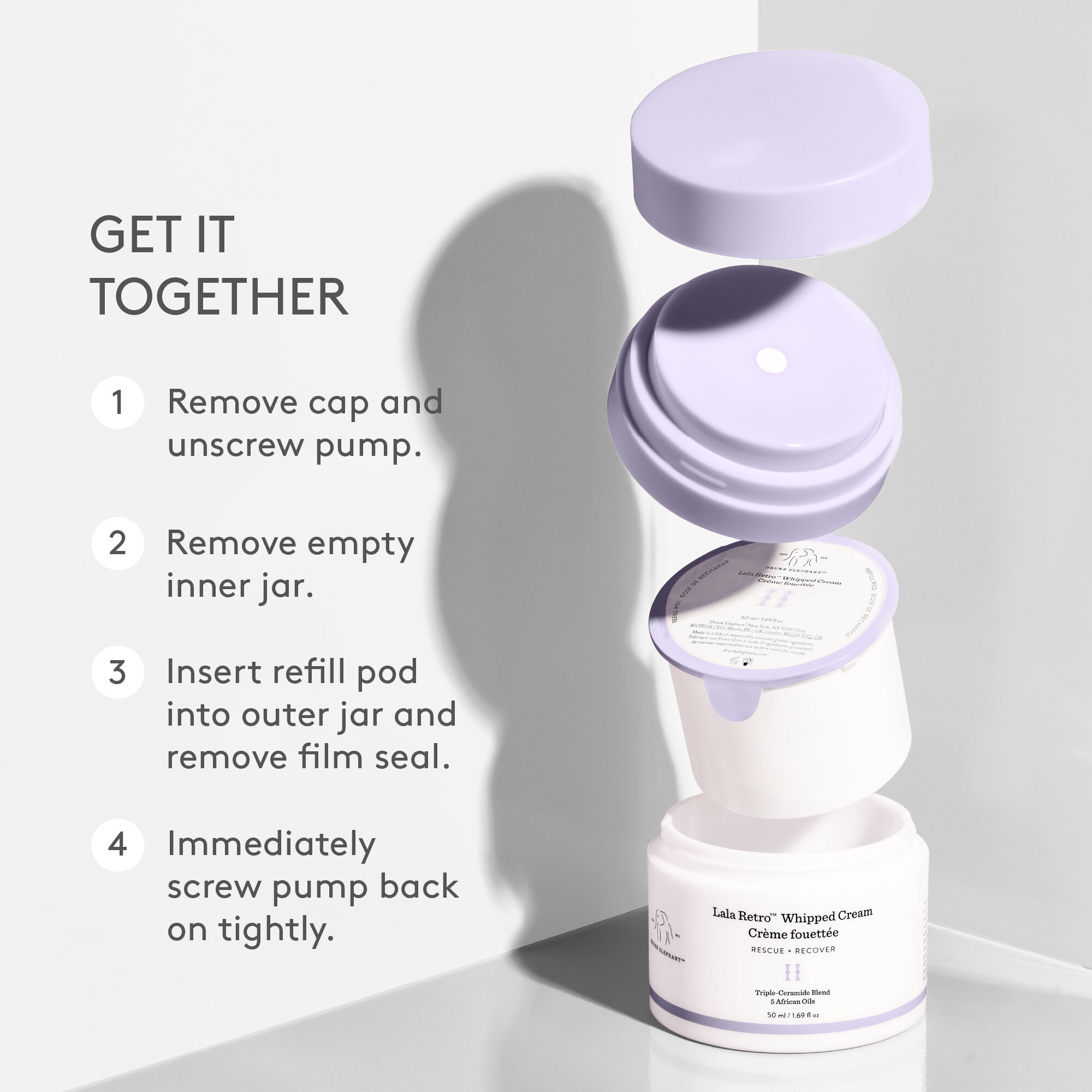 Nourishing and moisturizing ceramide cream | Drunk Elephant