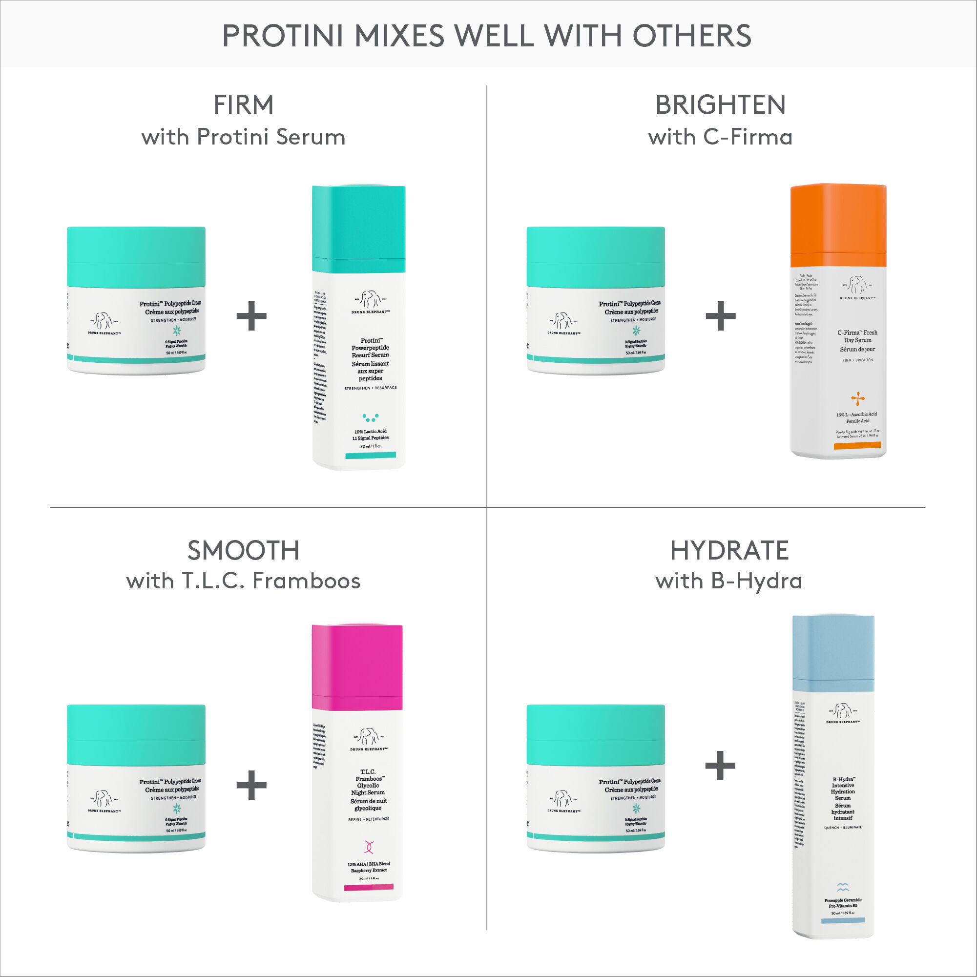 Firming and moisturizing peptide cream | Drunk Elephant