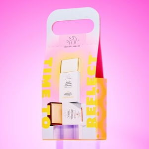 Time to Refelct Kit sitting on a pink prop on a pink background.