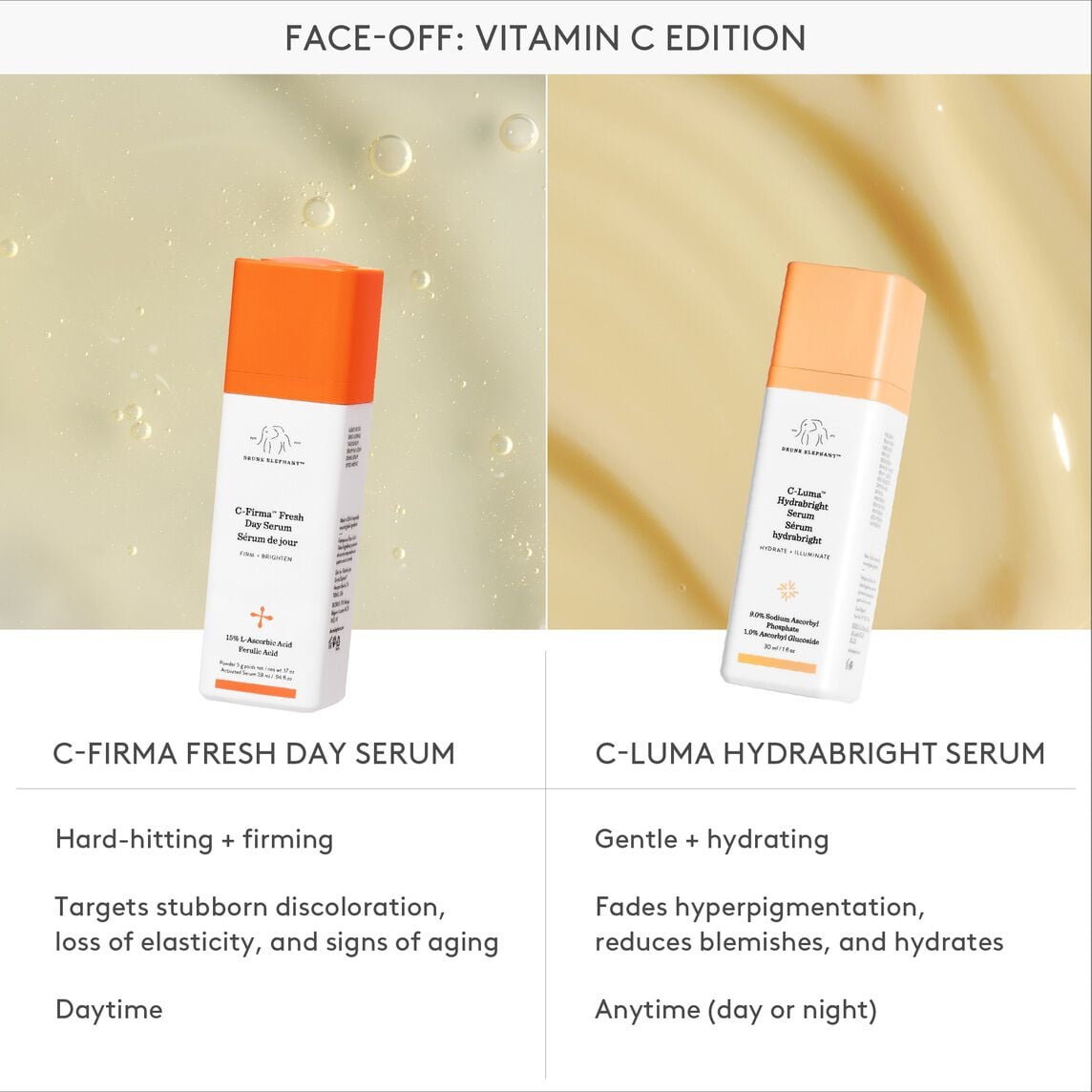 Brightening, firming 15% vitamin C serum | Drunk Elephant