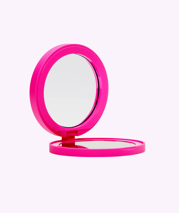 Compact Mirror, Hot Pink