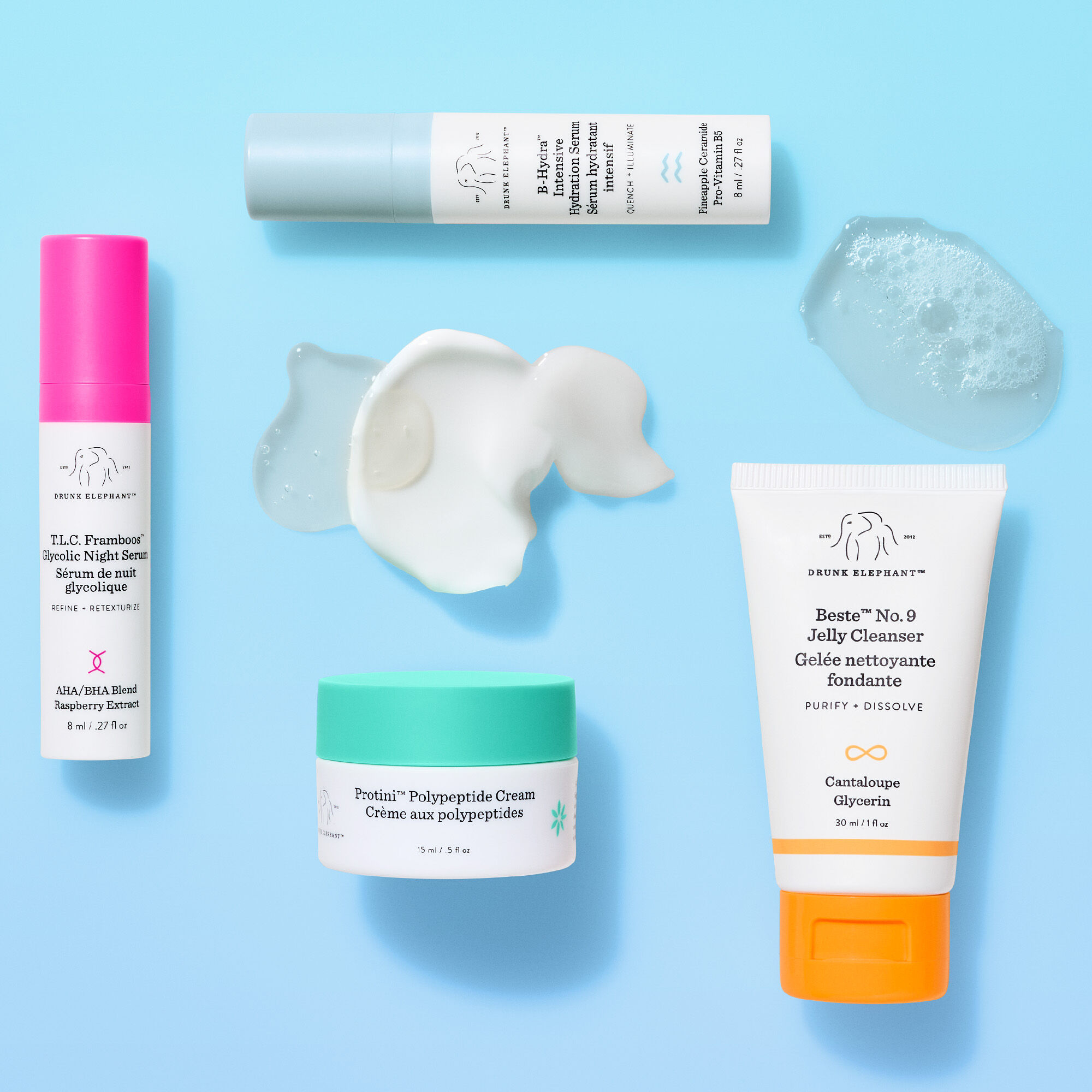 Travel-size kit for a.m. and p.m. routine | Drunk Elephant