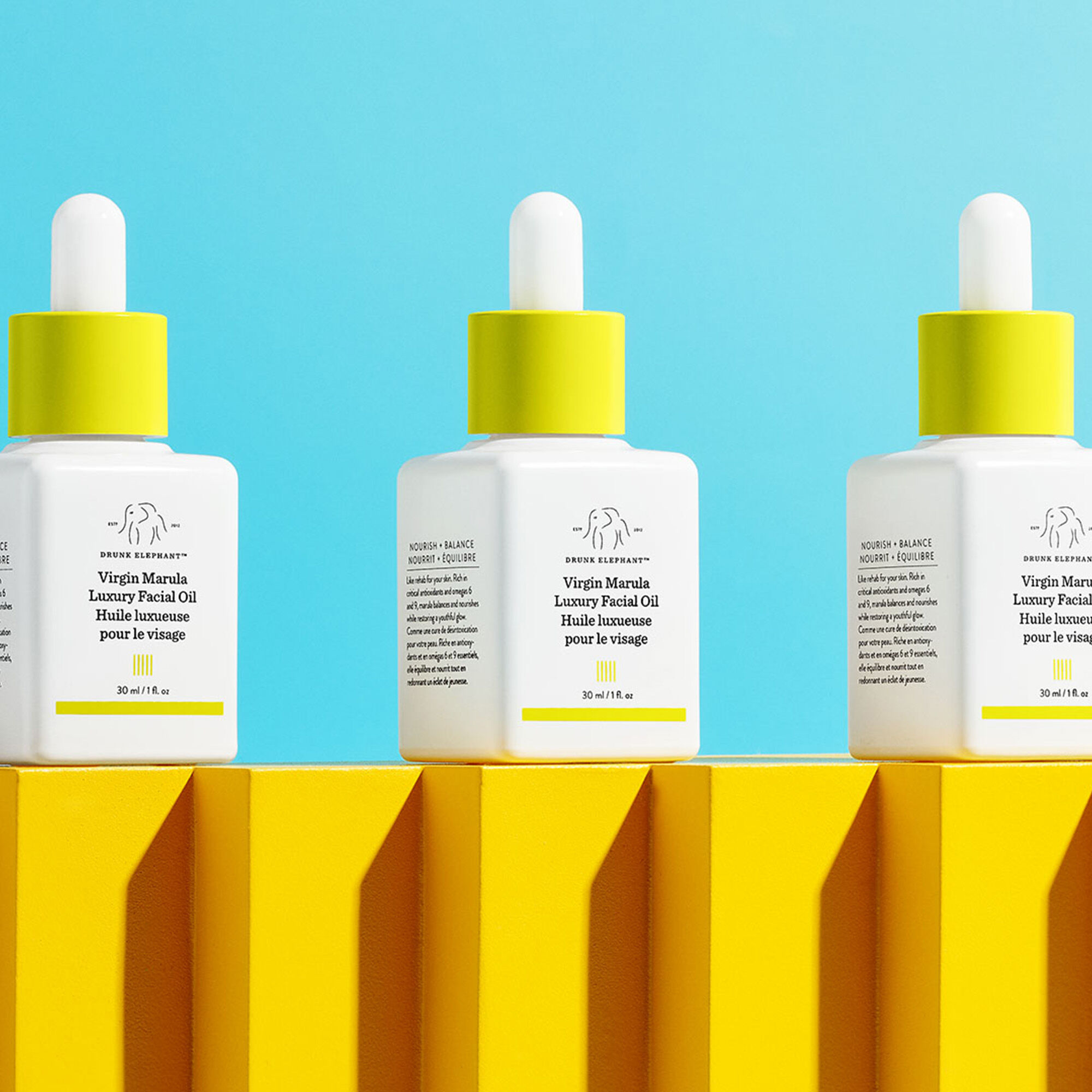 乳液・ミルク Drunk Elephant Virgin Marula Facial Oil Amazon.com: Drunk Elephant Virgin Marula Luxury Facial Oil