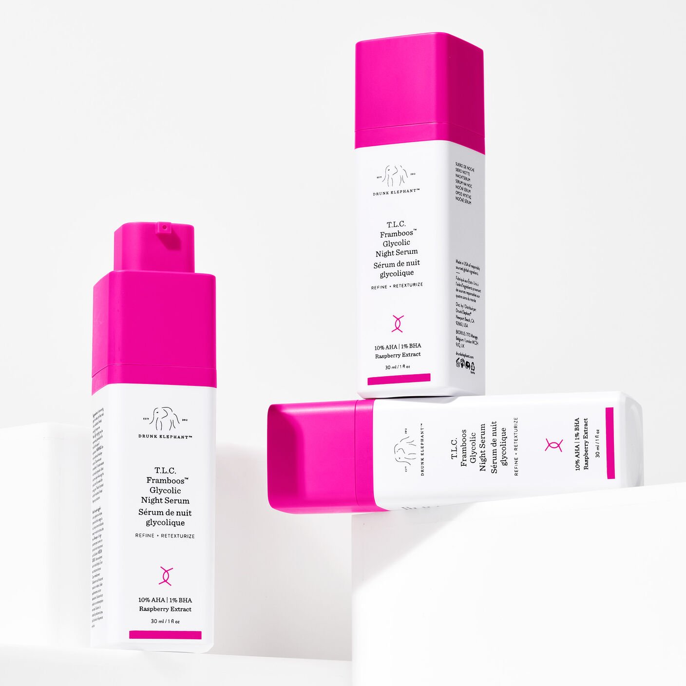 T.L.C. Framboos™ Glycolic Night Serum, 