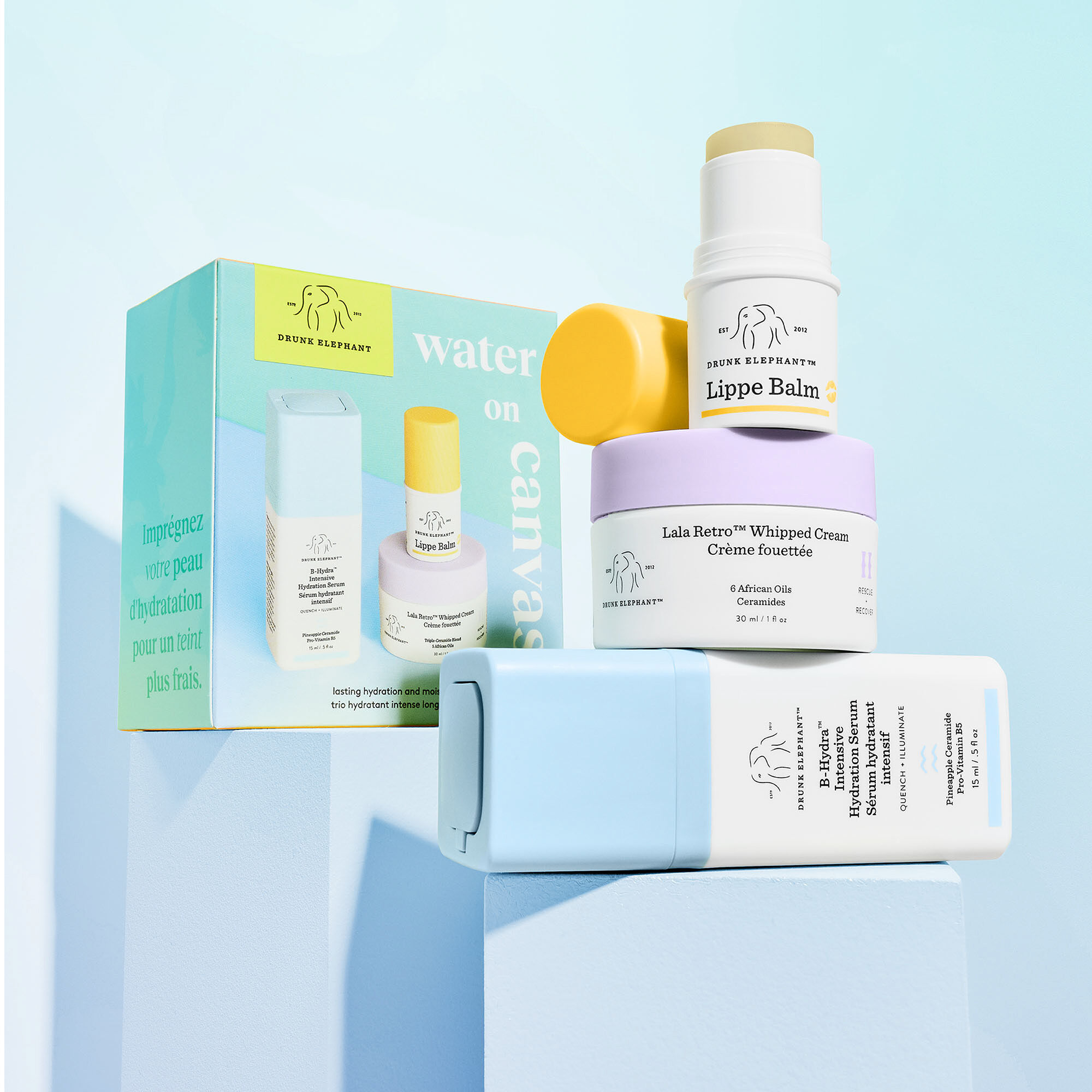 Hydrating and nourishing travel-size skincare kit | Drunk Elephant