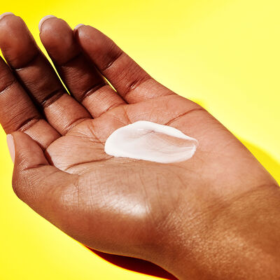 Bouncy Brightfacial™ texture on the back of a hand