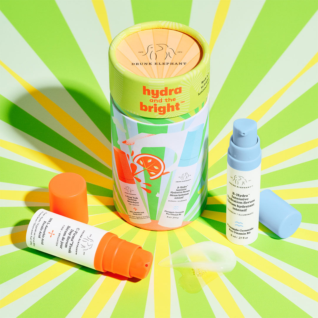 Brightening and hydrating serums travel kit | Drunk Elephant
