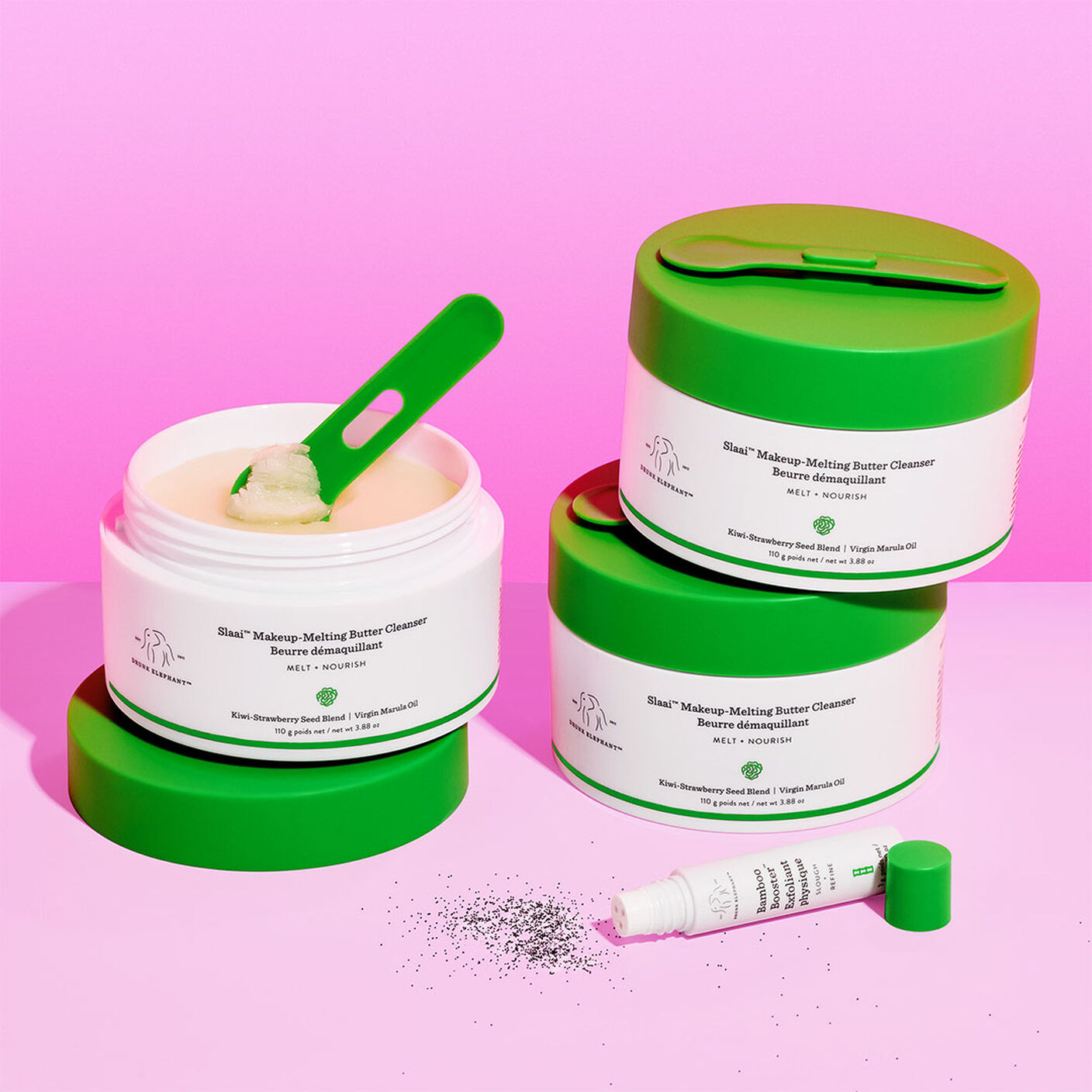  Multiple Slaai Make Up Melting Butter Cleansers together. 