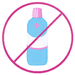 Illustration of an alcohol bottle crossed out