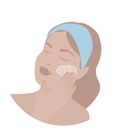Exfoliate regularly to ensure maximum absorption of the product.