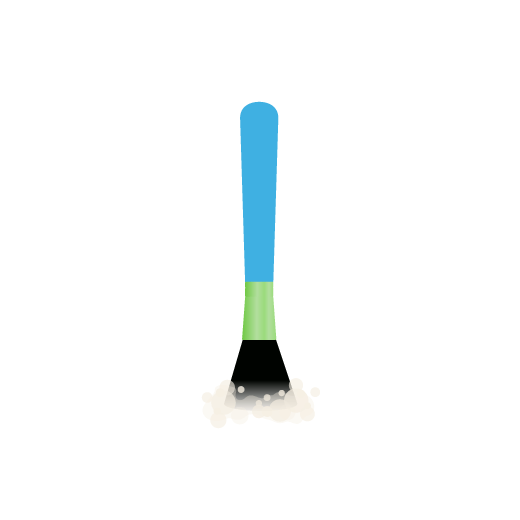 illustration of a makeup brush