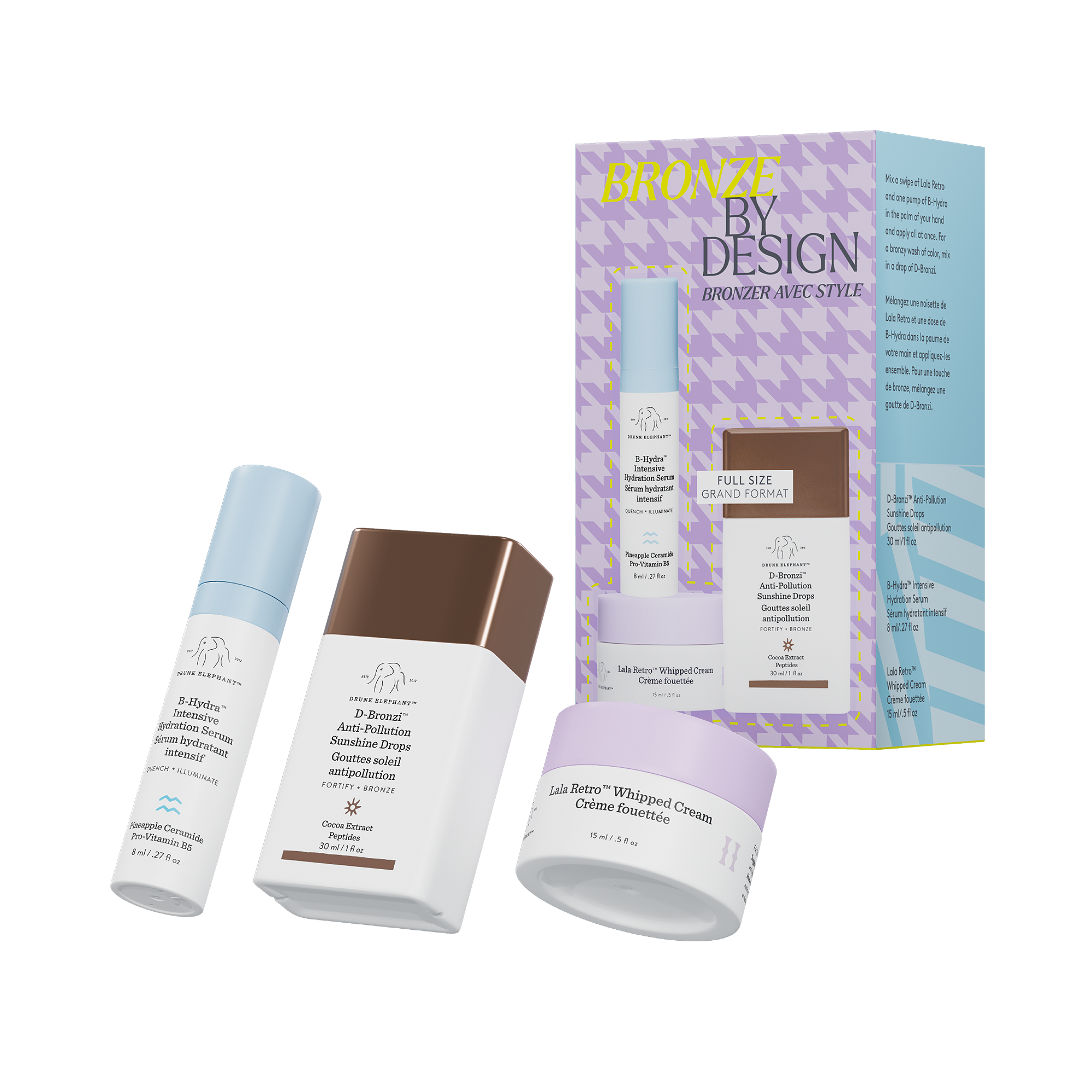 Drunk Elephant Bronze by Design: Hydrate, Nourish, and Glow Gift Set