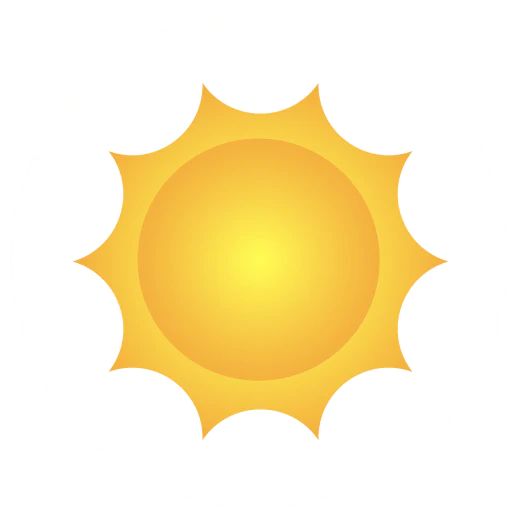 animation of a sun