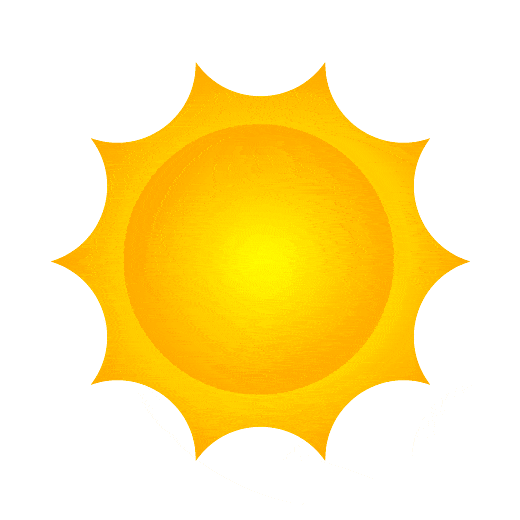 GIF of rotating sun.