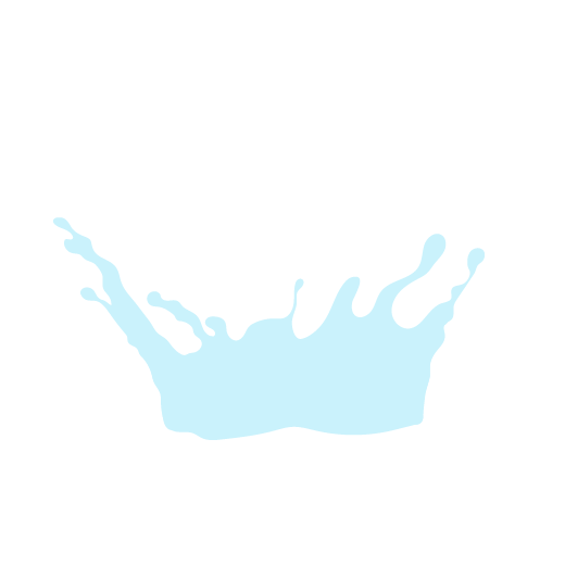 Illustration of splashed water.