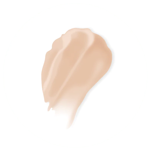 illustration of a tinted product swatch to show how Umbra Sheer's companion product, Umbra Tinte, has a slight brown color