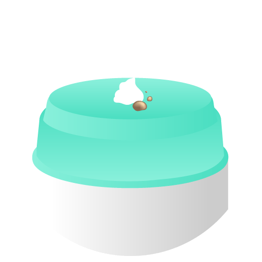Illustration of protini Cream with a pump of cream on top along side a couple drop of D-Bronzi  for a sunny glow effect.