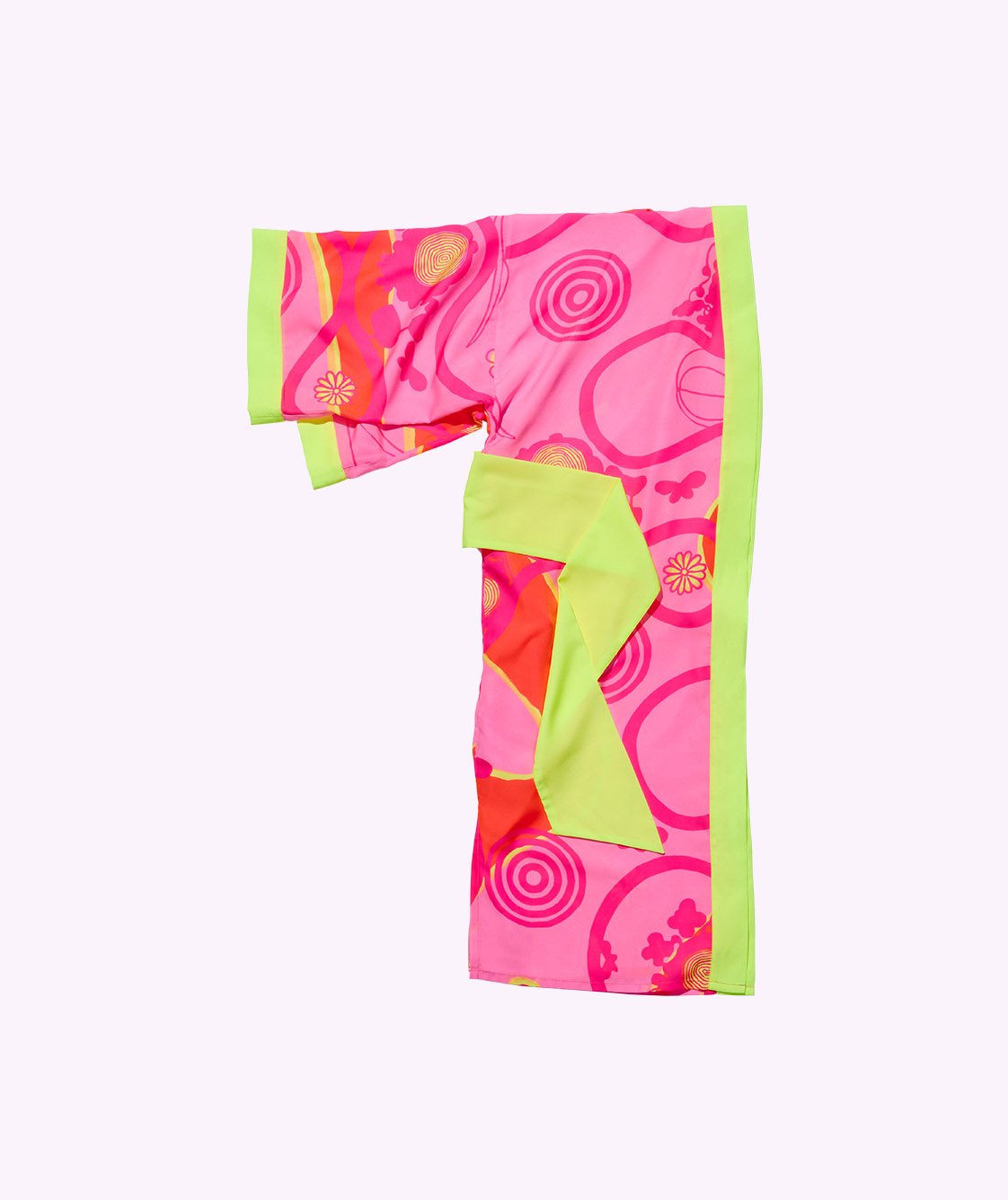    Drunk rober 3.0 folded in half on a white background.