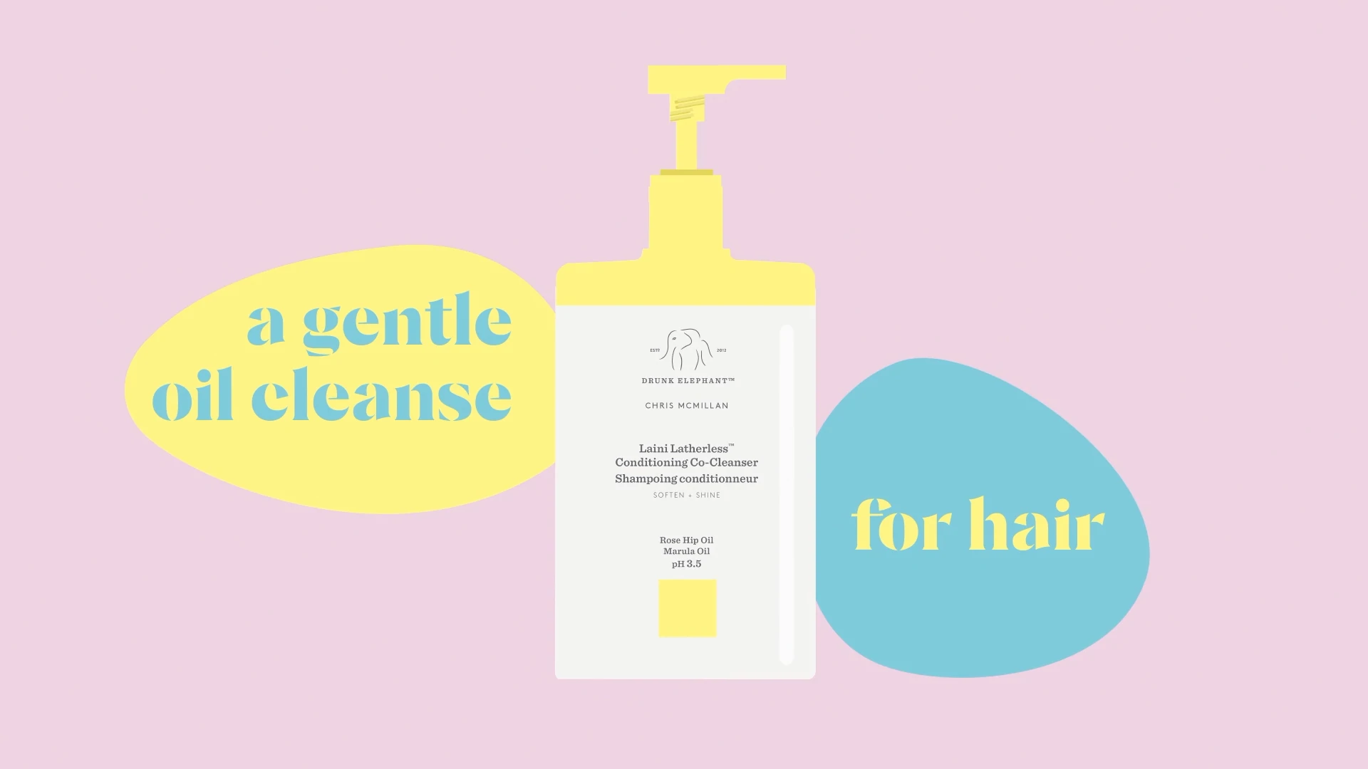 Introducing Laini Latherless: a gentle oil cleanse for hair 