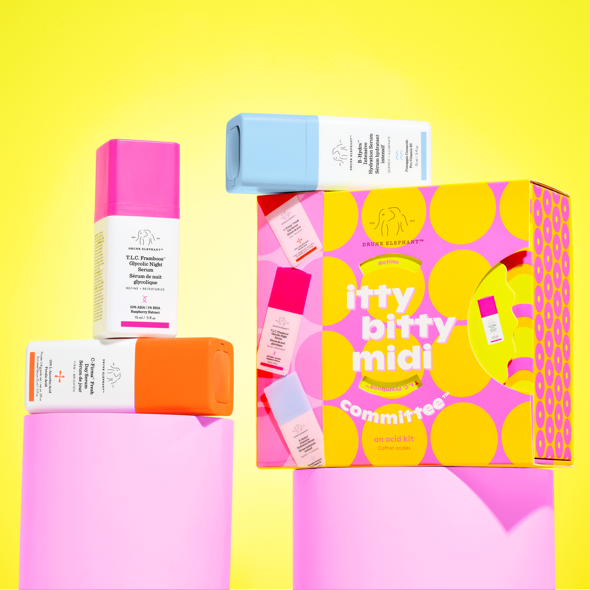 DRUNK ELEPHANT リゾートトゥーディス デイキット Amazon.com: Drunk Elephant Resort to This Day Kit - Includes