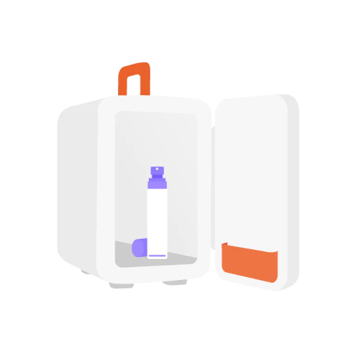 illustration of Sweet Biome in a mini fridge