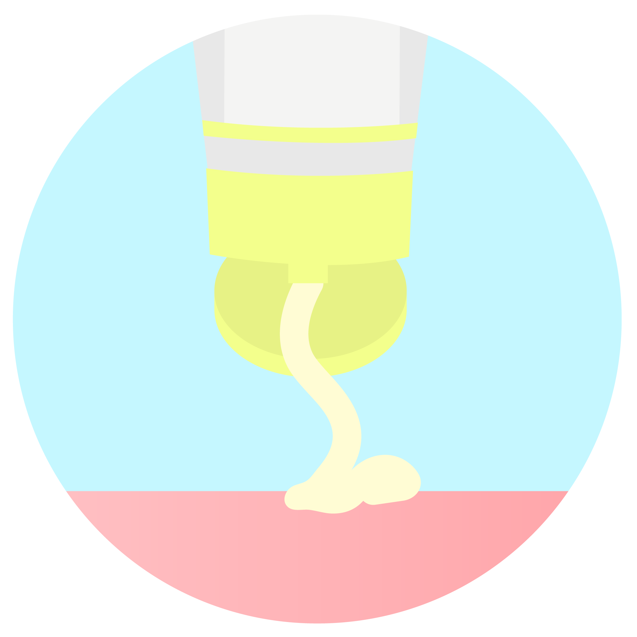 Illustration of Wonderwild being poured out onto skin to soothe dry, chapped, sensitive skin.