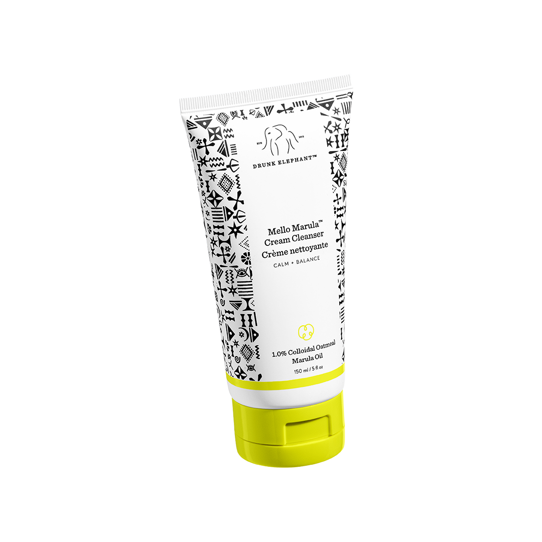 Drunk Elephant Mello Marula Midi Cream Cleanser with 1.0% Colloidal Oatmeal, 60 ml/2 fl oz