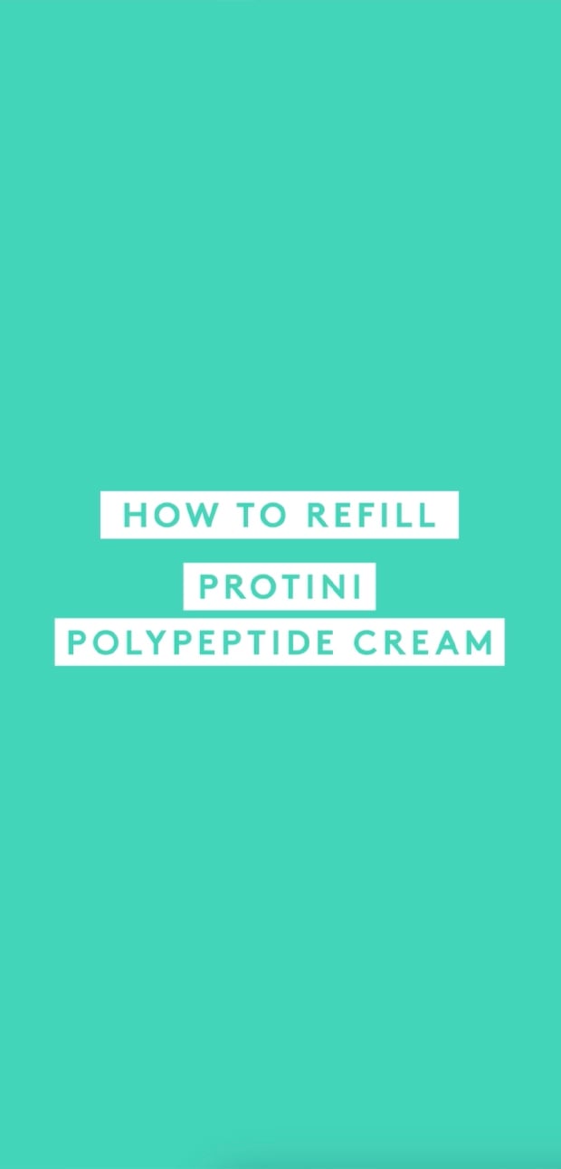  Video describing how to use Protini refill. Copy overlay: 