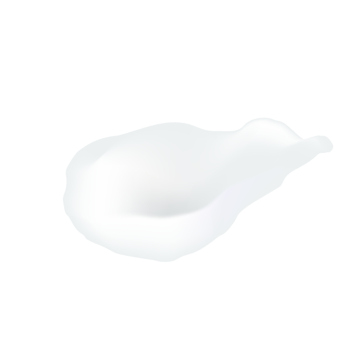 Illustration of Laini Latherless Conditioning Co-Cleanser smear.
