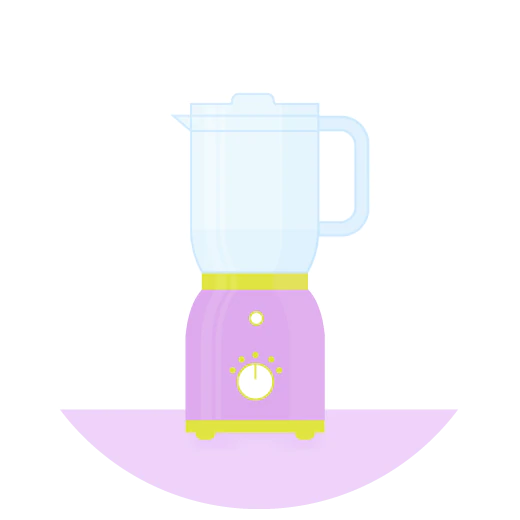 illustration of a kitchen blender